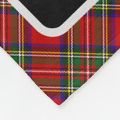 Stewart Tartan Kat gepersonaliseerd Fleece Deken (Hoek)