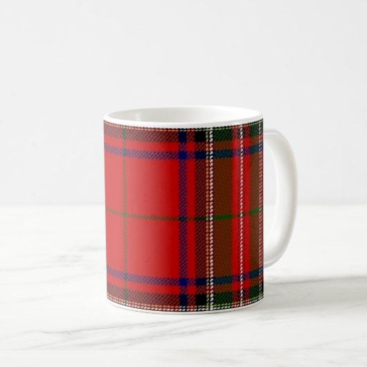 Stewart Tartan Koffie Mok (Voorkant rechts)