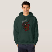 Stewart Tartan Map & Badge Hoodie (Voorkant volledig)