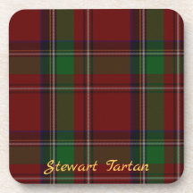Stewart Tartan Onderzetters Huwelijkscadeau Set va