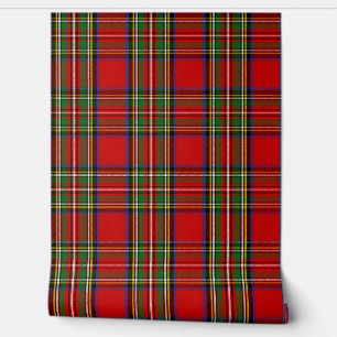 Stewart Tartan Plaid Schotse clan Behang