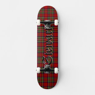 Stewart Tartan Schots geruite patroon Persoonlijk Skateboard