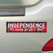 Stewart Tartan Scottish Independence Sticker (Op auto)