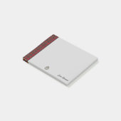 Stewart Tartan & Scottish Thistle Personalized Post-it® Notes (Schuin)