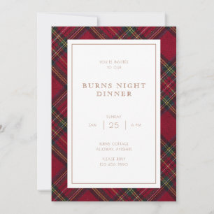 Stewart Tartan Uitnodiging