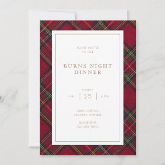 Stewart Tartan Uitnodiging