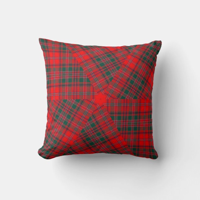 Stewart van Appin Modern Tartan Kussen (Voorkant)