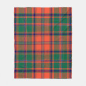 Stewart van Appin Oude Plaid Fleece Deken (Voorkant)