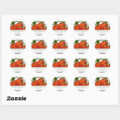 Stewed Tomaten Ronde Sticker (Vel)