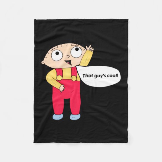 Stewie Griffin Fleece Deken (Voorkant)