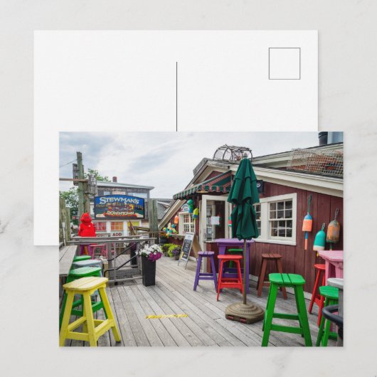Stewman's Lobster Pound in Bar Harbor, Maine Briefkaart (Voorkant / Achterkant)
