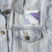 Steylideenvezels Vierkante Button 5,1 Cm (In situ)