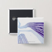 Steylideenvezels Vierkante Button 5,1 Cm (Voorkant /achterkant)