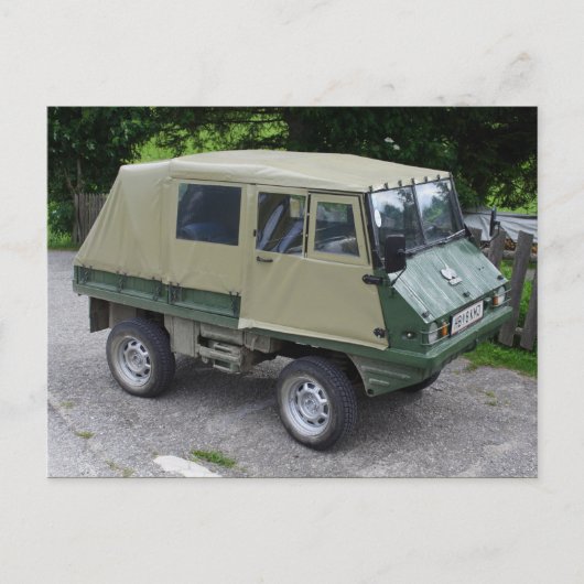 Steyr Puch Haflinger Briefkaart (Voorkant)