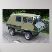 Steyr Puch Haflinger Car Poster (Voorkant)
