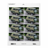 Steyr Puch Haflinger Etiket (Full Sheet)