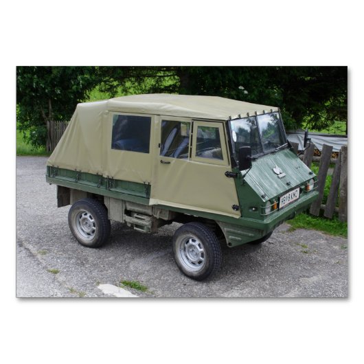 Steyr Puch Haflinger Kaart (Voorkant)
