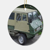 Steyr Puch Haflinger Keramisch Ornament (Links)