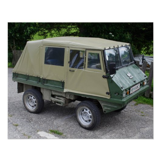 Steyr Puch Haflinger Poster (Voorkant)