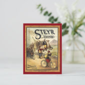 Steyr vuurwapens advertentie briefkaart (Staand voorkant)