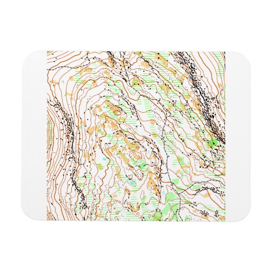 Stfford Meadows Orienteering Map Magneet (Horizontaal)