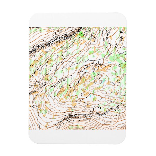 Stfford Meadows Orienteering Map Magneet (Verticaal)