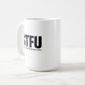 STFU: Ernstig, Bedankt voor begrip Koffiemok (Voorkant links)