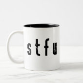 STFU-Mok Tweekleurige Koffiemok (Links)