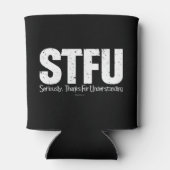 STFU: Seriously, Thanks For Understanding Blikjeskoeler (Achterkant)
