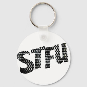 STFU-sleutelhanger ( Zwart & Wit ) Sleutelhanger