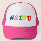#STFU Trucker Hat Trucker Pet (Voorkant)