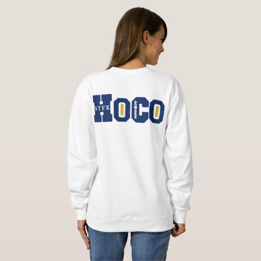 Stfx Hoco 2022 merch  Trui (Achterkant volledig)