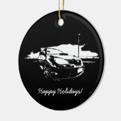 STI Impreza Rolling Shot Keramisch Ornament (Links)