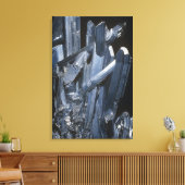 Stibnietkristallen Canvas Afdruk (Insitu (Woonkamer))