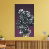 Stibnite kristallen, de belangrijkste erts van Ant Canvas Afdruk (Insitu (Woonkamer))