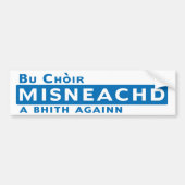 Sticeadair Mòr Misneachd Bumpersticker (Voorkant)
