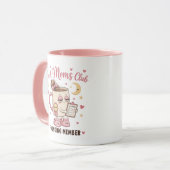 Stichtend lid van de club van moeë moeders - Funny Mok (Voorkant links)