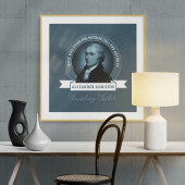 Stichtende Vader Alexander Hamilton Citaat Poster
