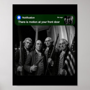 Stichters Humor Er Is Beweging Aan De Voorzijde Poster