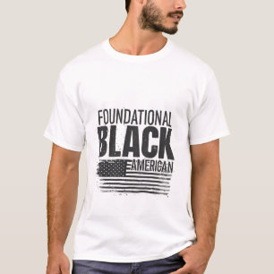Stichting Black American Black History Patriot T-shirt