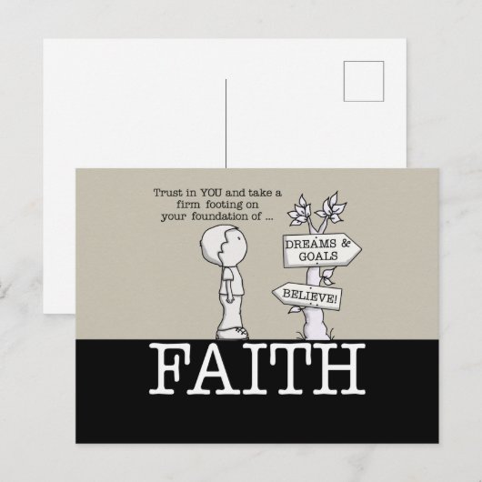 Stichting Faith Briefkaart (Voorkant / Achterkant)