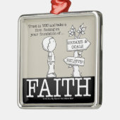 Stichting Faith Metalen Ornament (Links)