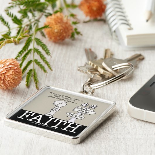 Stichting Faith Sleutelhanger (Zijkant)