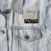 Stichting Faith Vierkante Button 5,1 Cm (In situ)