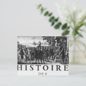 Stichting van Louis XIV, koning van Frankrijk Briefkaart (Staand voorkant)