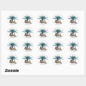 Stick Around Funny Cartoon Barnacle Sticker (Vel)