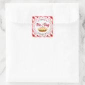 Stick Around voor taart dag Stickers (Tas)