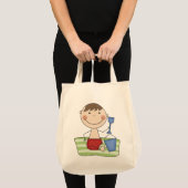 Stick Boy bij Beach Tshirts en giften Tote Bag (Voorkant (product))