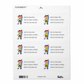 Stick Boy met potlood Etiket (Full Sheet)