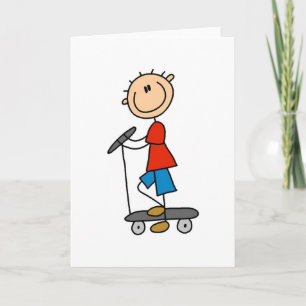 Stick Boy op scooter Kaart